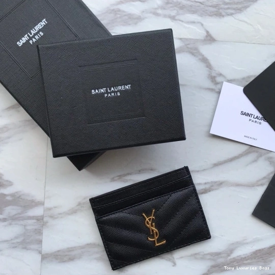 Tony Luxuries CARD YSL MATELASSÉ CASE CASSANDRE 0729
